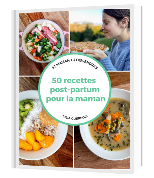 Ebook 50 recettes post-partum